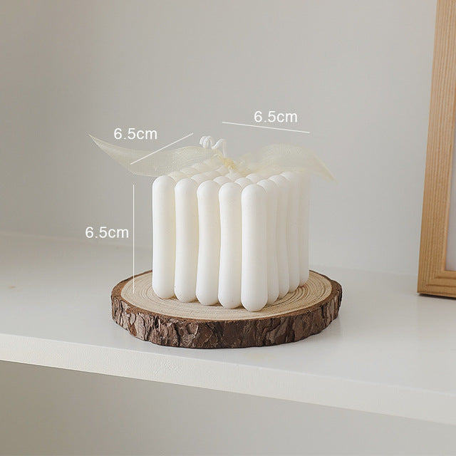 Cube Shaped Wax Candles